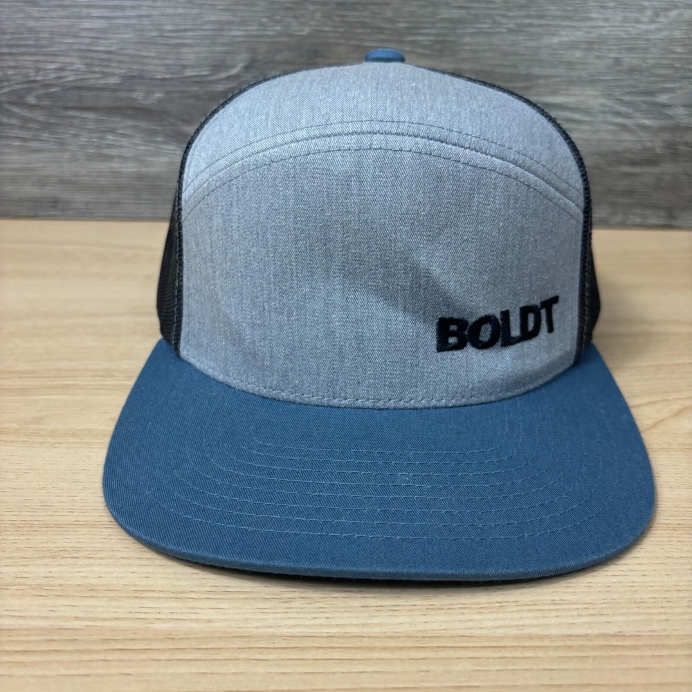 Boldt Hat Cap Snapback Gray‎ Panel One Size Adjustable